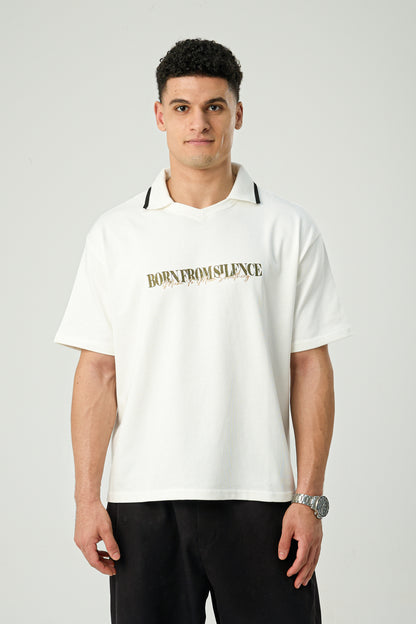 Polo Tee — Off-white